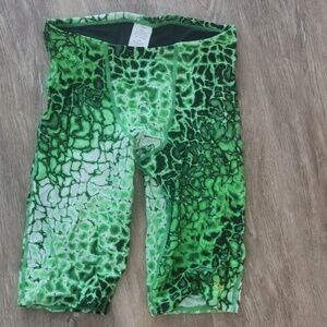 Speedo Men's NWOT Prism Racer Swim Jammer. Sz. 32. Green.